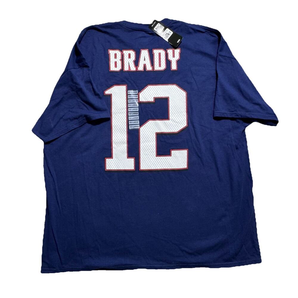 Brand New Majestic New England Patriots Tom Brady NFL Football SHIRT Jersey 2XL